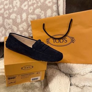 Tod’s Gommino Driving Shoes in Suede